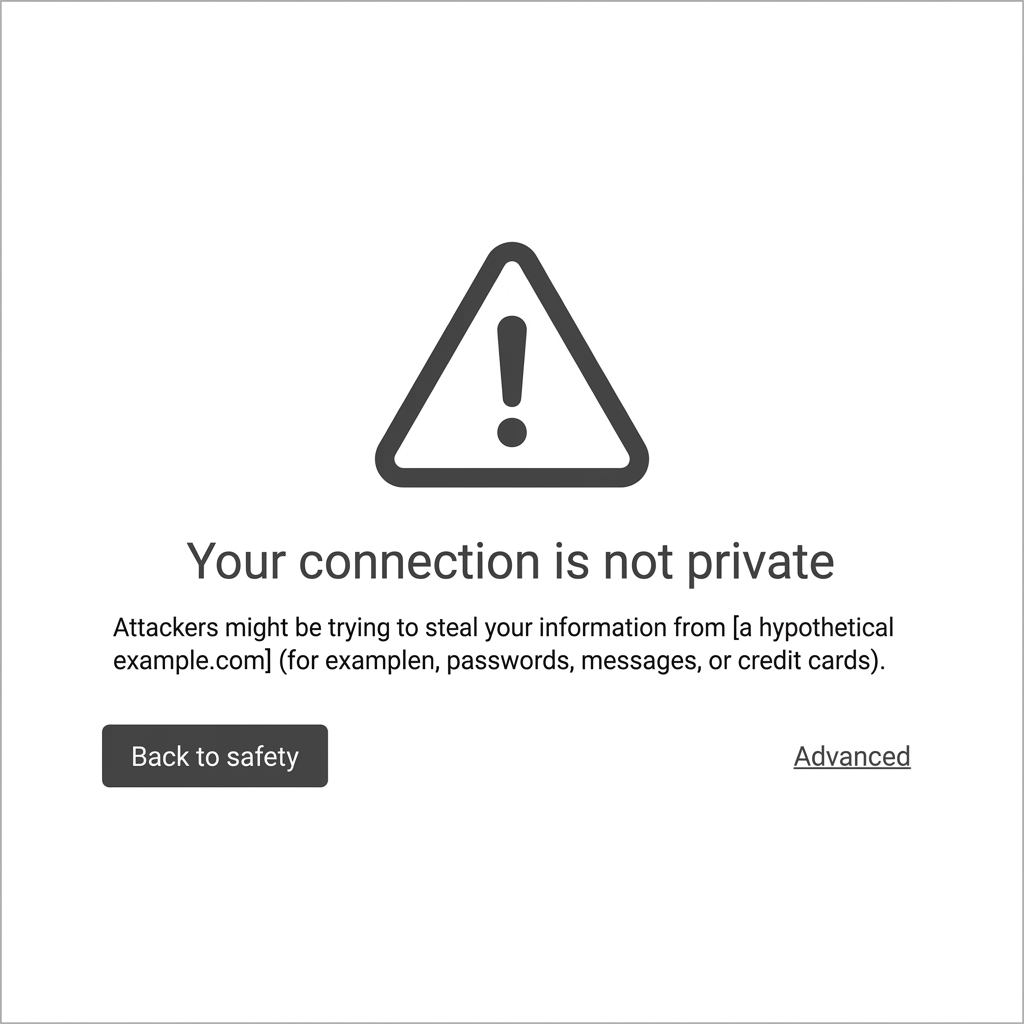 How to Fix "Your connection is not private" (NET::ERR_CERT_AUTHORITY_INVALID)