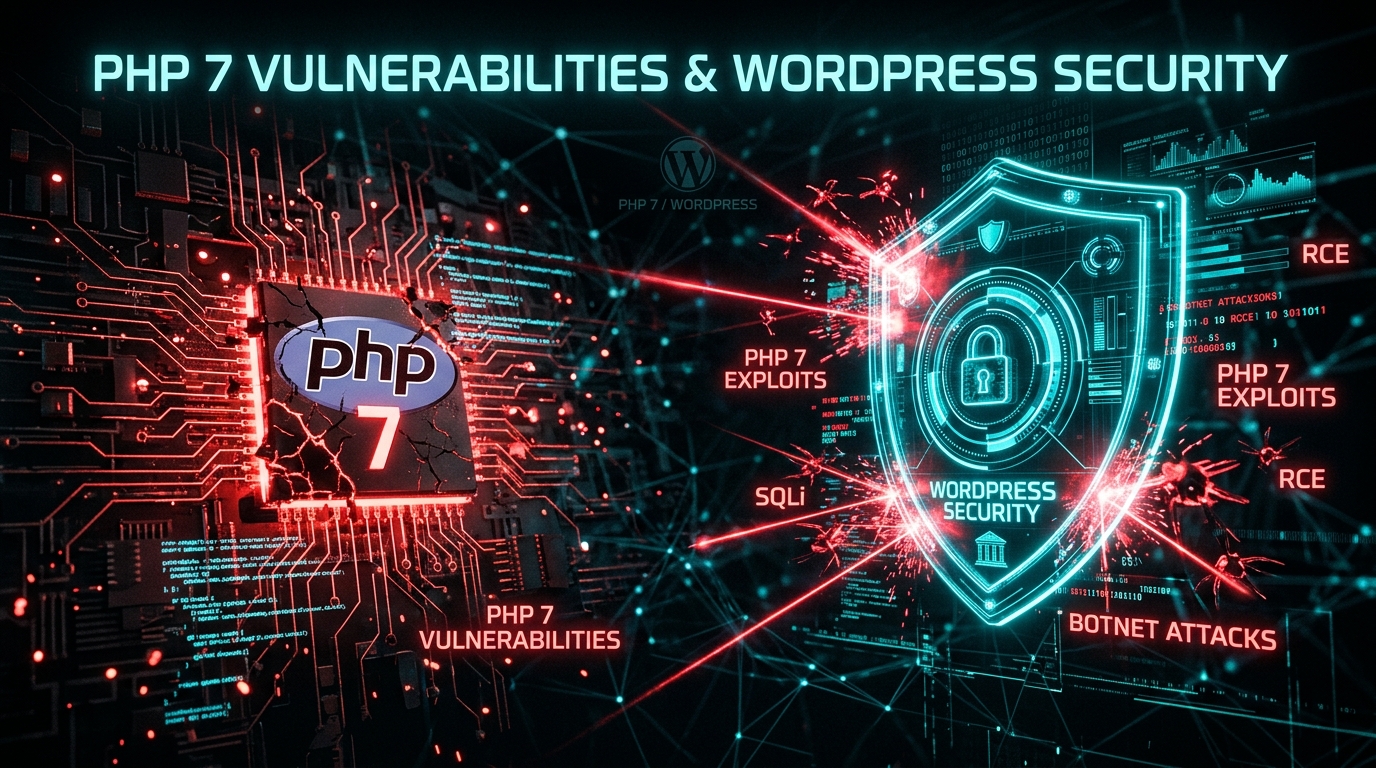 Why PHP 7 Is Getting Hacked in 2026: Critical Vulnerabilities, Botnet Exploits, and the WordPress Hardening Playbook